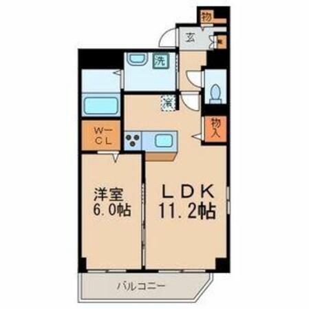 江戸川橋駅 徒歩5分 3階の物件間取画像